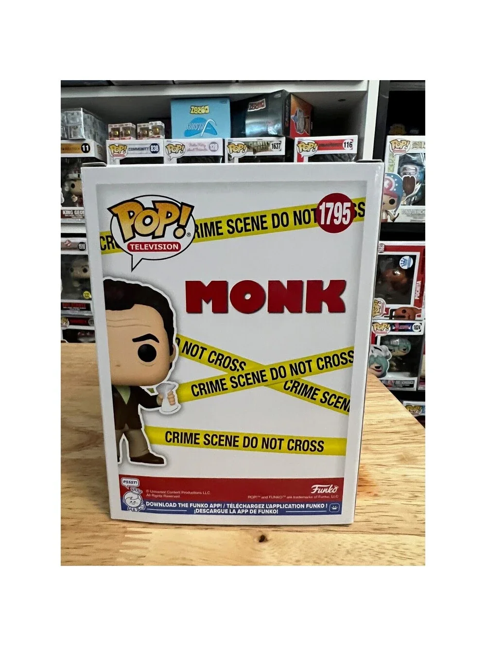 NEW IN HAND Adrian Monk Funko Pop #1795 Television TV Shows USA Tony Shalhoub